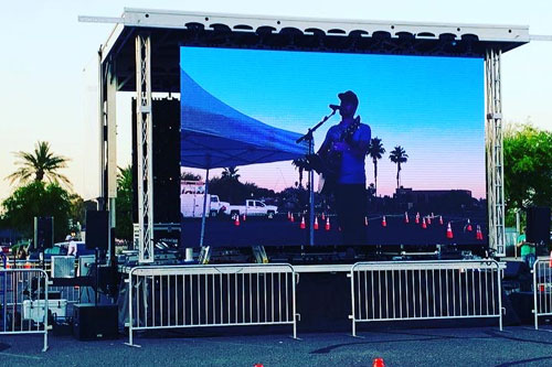 Trailer Mounted LED Screen Rental